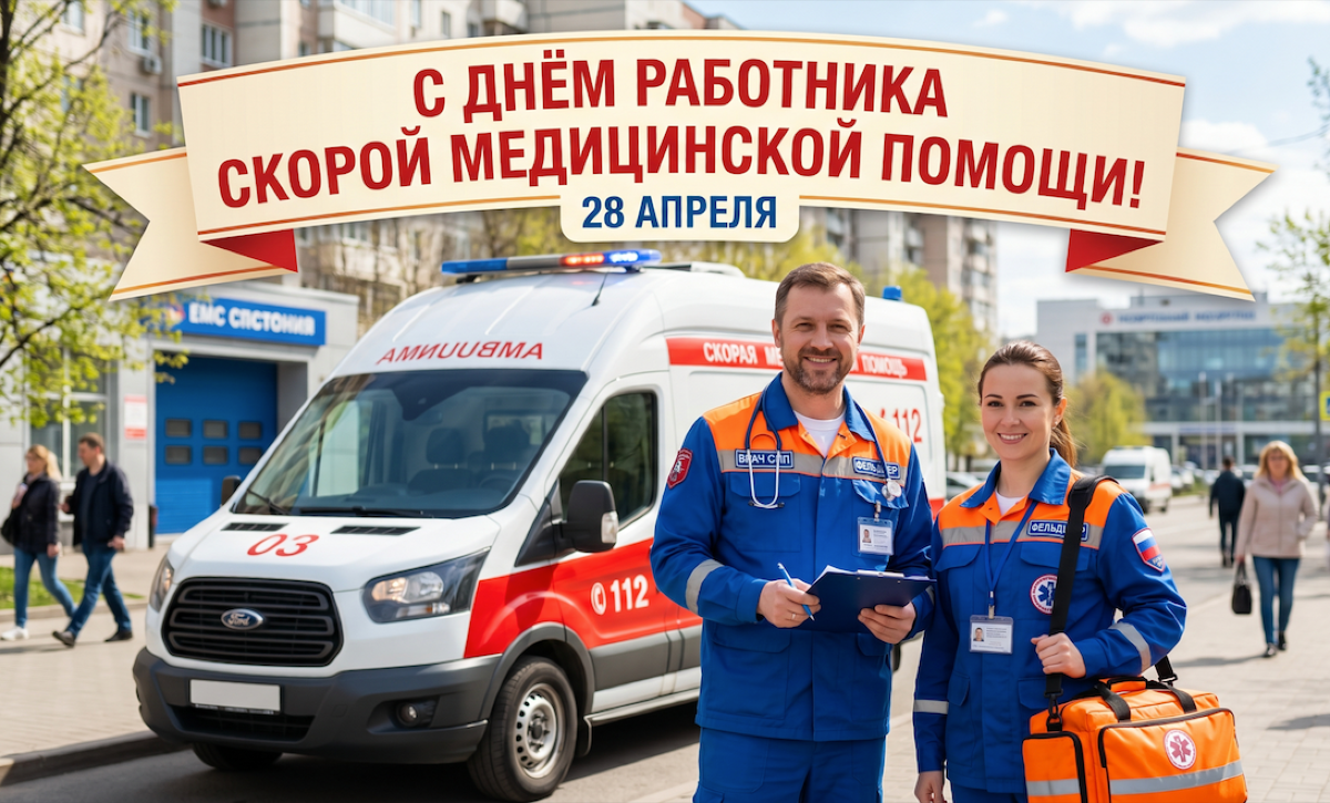 Поздравление министра здравоохранения с Днём работника скорой медицинской помощи